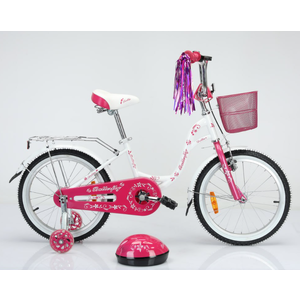 Детский велосипед DELTA Butterfly 20 (белый/розовый)