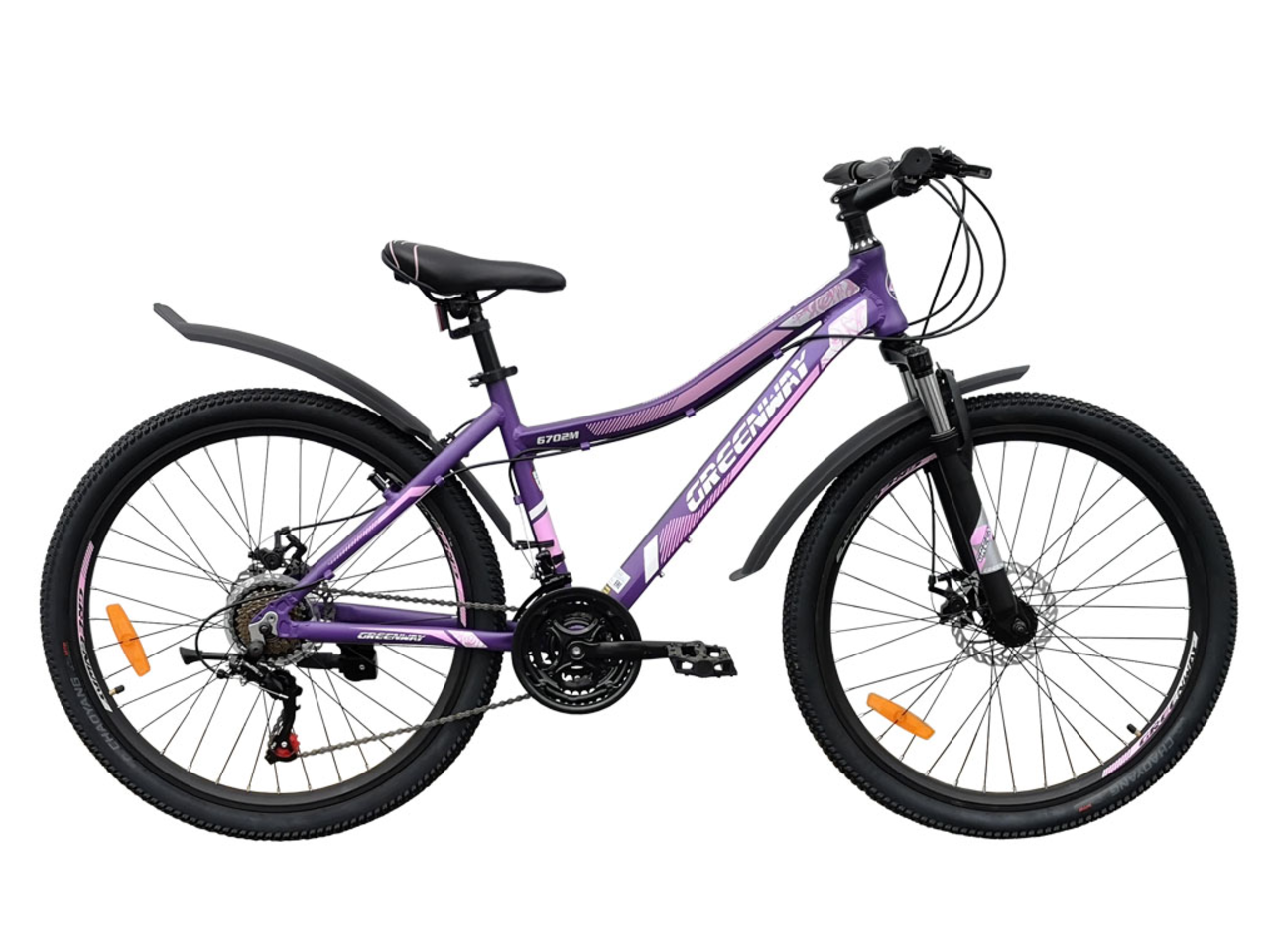 Велосипед Greenway 6702M 26 (16, фиолетовый, 2020)