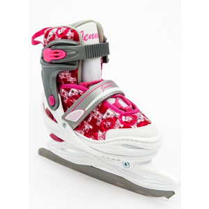 Коньки Calambus Jenny ICE белый/розовый р.30-33 (AS-19)