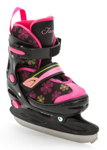 Коньки Calambus Jasmin ICE черный/розовый р.38-41 (019-03)