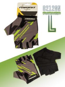 Перчатки велосипедные Favorit L 21-23 см (8212GN-L) Перчатки велосипедные Favorit L 21-23 см (8212GN-L)