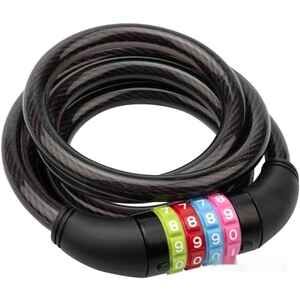 Тросовый велосипедный замок Rexant 79-0216 150 см (черный)