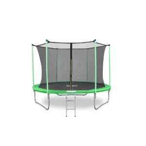 Батут Happy Jump 10ft-i Pro (312 см) с внутренней сеткой и лестницей Батут Happy Jump 10ft-i Pro (312 см) с внутренней сеткой и лестницей
