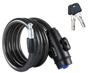 Тросовый велозамок Tonyon 588K-1212