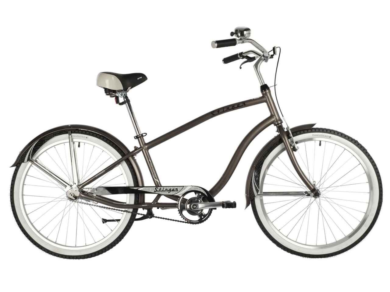 Велосипед Stinger Cruiser M 26 (серый)