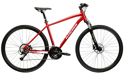 Велосипед Kross Evado 4.0 M 28 (M, красный/белый)
