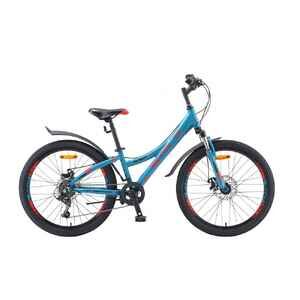 Велосипед Stels Navigator 430 MD 24 V010 (11.5, синий/красный, 2022) Велосипед Stels Navigator 430 MD 24 V010 (11.5, синий/красный, 2022)