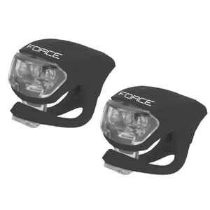 Комплект фонарей FORCE Double 45447 (черный) Комплект фонарей FORCE Double 45447 (черный)