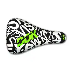 Велоседло DDK C17 FIX-2 (Black-White-Green)