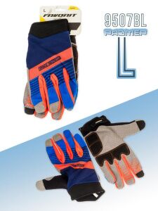 Перчатки велосипедные Favorit 9507BL-L Перчатки велосипедные Favorit 9507BL-L