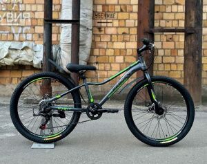 Велосипед Reborn Habit 24 (12, серый/зеленый) Велосипед Reborn Habit 24 (12, серый/зеленый)