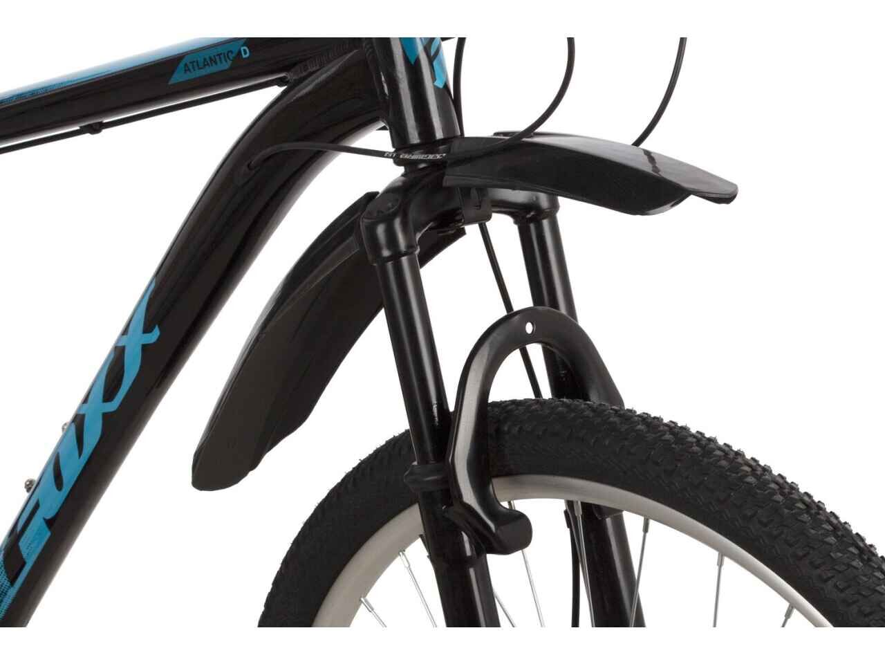 Велосипед Foxx Atlantic D 27.5 (18, черный, 2022) 27AHD.ATLAND.18BK2