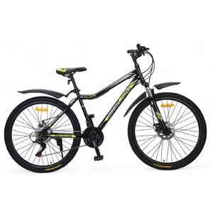 Велосипед DELTA Street 27.5 (16, черный/зеленый, 2024) Велосипед DELTA Street 27.5 (16, черный/зеленый, 2024)