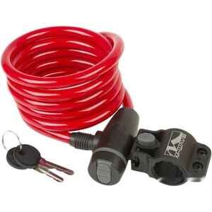 Тросовый велосипедный замок M-Wave S 10.18 (красный) Тросовый велосипедный замок M-Wave S 10.18 (красный)