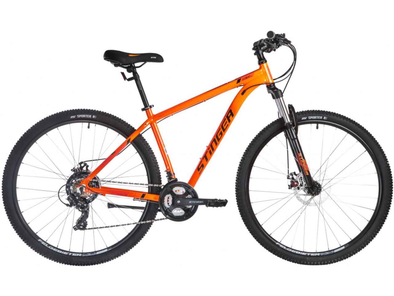 Велосипед Stinger Element EVO 29 (22, оранжевый, 2021) 29AHD.ELEMEVO.22OR1