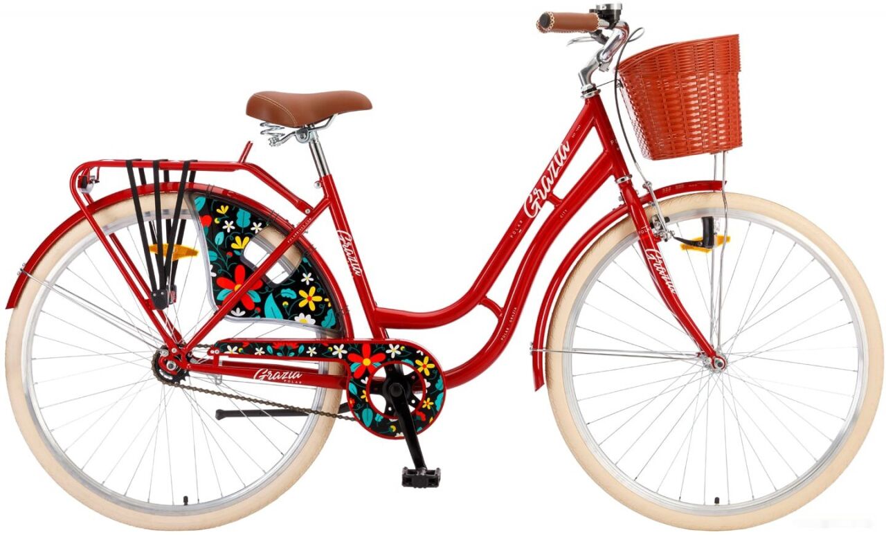 Велосипед Polar Grazia 28 (бордовый)