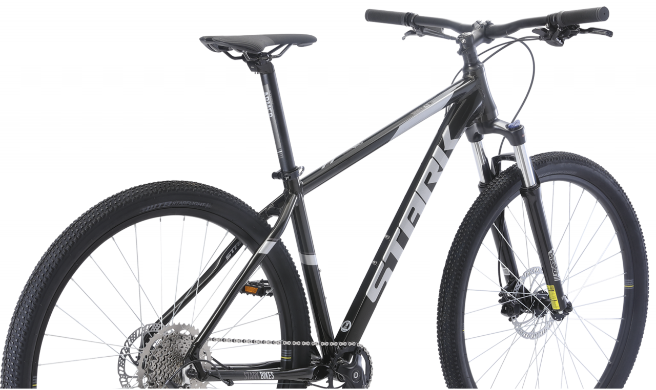 Велосипед Stark Armer 29.6 HD (22, черный/серебристый, 2021)