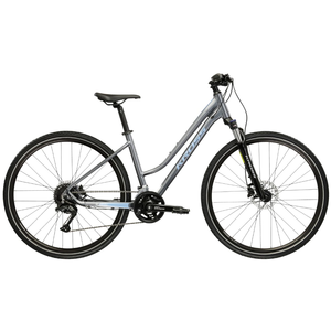 Велосипед Kross Evado 5.0 (D 28 L, серый/синий) KREV5Z28X19W007957