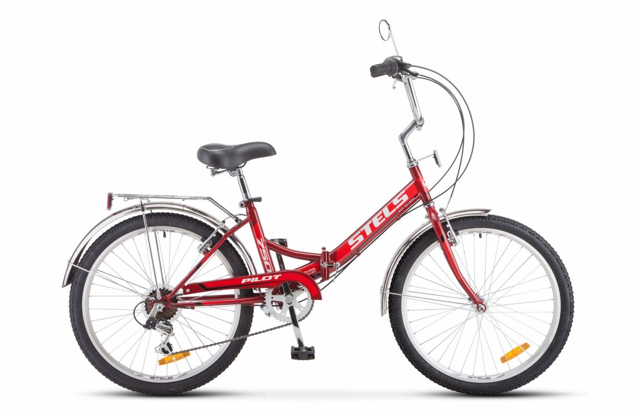 Велосипед Stels Pilot 750 24 Z010 (красный, 2021)